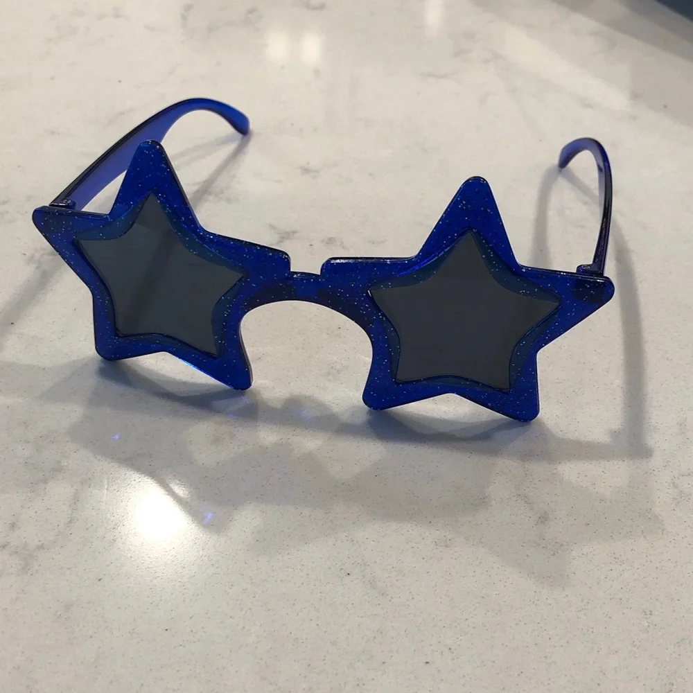 Star-Shaped Blue Sunglasses